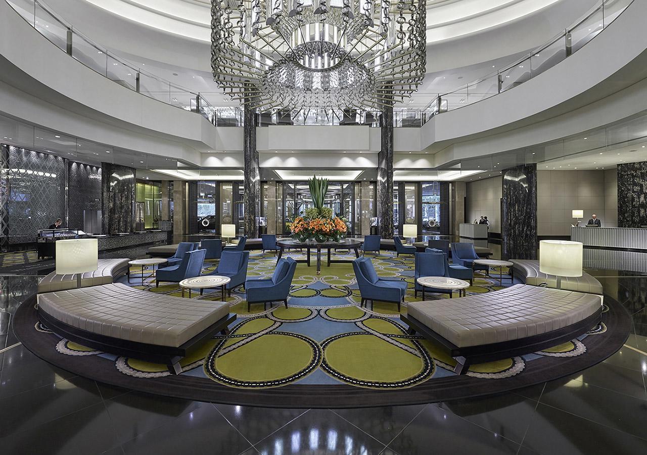 فندق Crown Towers ملبورن المظهر الخارجي الصورة The lobby of the hotel